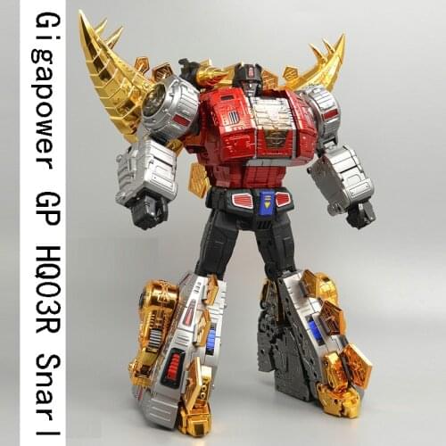 IN STOCK Transformation Gigapower GP HQ-03R HQ03R Dinobot Snarl Chrome Ver. Arrive Soon Action Figure Toys
