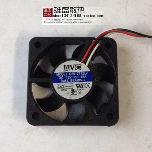 For Qihong AVC 5cm5010 12v 0.15a C5010t12lv CPU Cooling Fan