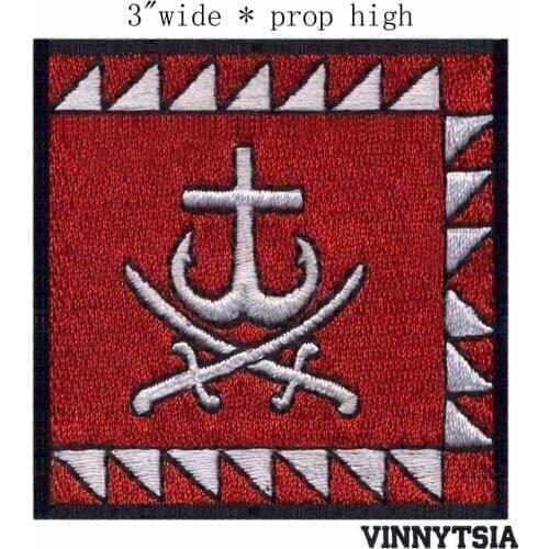 Vinnytsia, Ukraine Flag 3"wide embroidery patch for sons of anarchy jacket patches/moldova/coser