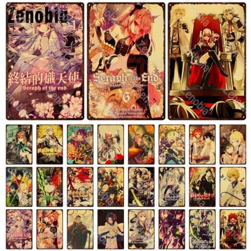 Vintage Metal Plaque Tin Signs Plate Home for Bar Pub Decorative Anime Metal Poster Plate Wall Stickers Iron Painting Home Decor