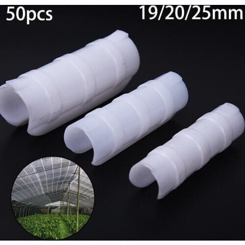 50Pcs 19/20/25mm Clip Plant Greenhouse Film Clips Fixed Pipe Frame Tube Clamp Used To Attach Greenhouse Film