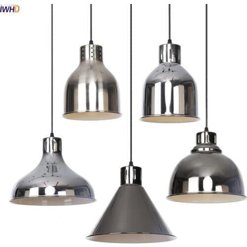 Iron Nordic Pendant Lights LED Adjustable Hanglamp Vintage Pendant Lamp Bedroom Living Room Decoration Lampara Colgante