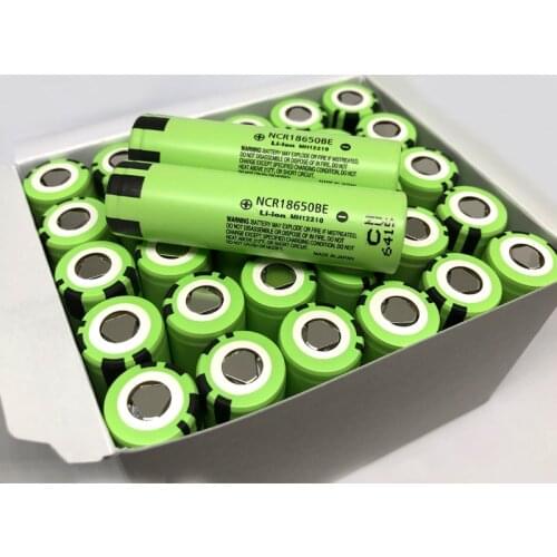 10PCS/LOT New Original Panasonic 18650 NCR18650BE 3200mah 3.7v Rechargeable Battery Lithium Batteries Cell For e-cigarettes