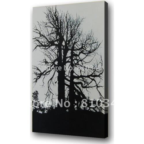 100% handmade oil painting reproduction artwork POP romantic tree