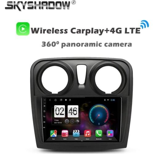 360 Camera CanBus 6GB+128GB Android 10.0 Car DVD Player GPS WIFI Bluetooth RDS Radio For Renault Logan 2 2012 - 2019 Sandero 2