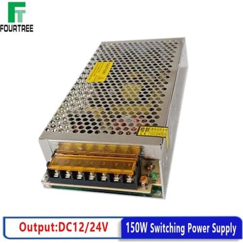 150W Switching Power Supply Light Transformer AC 110V 220V To DC 12V/12.5A 24V/6.5A Power Supply Source Adapter S-150-12V/24V