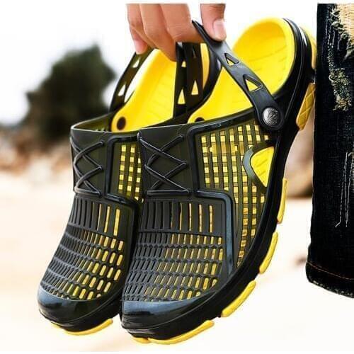 2020 New Men Sandals Summer Flip Flops Slippers Men Outdoor Beach Casual Shoes Cheap Male Sandals Water Shoes Sandalia Masculina