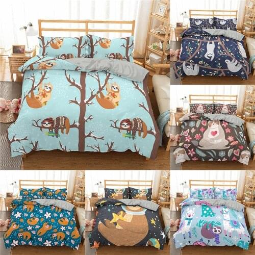 2021 Monkey Forest Magic Kid Bedding Sets Girl Child Teen Bedlinen Queen King Quilt Set Cartoon Home textiles Bedclothes