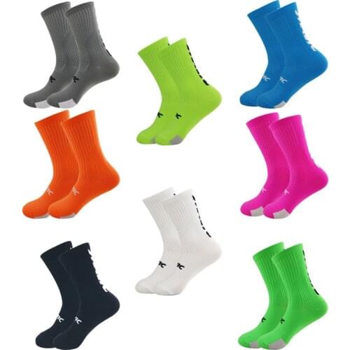 4 Pairs Fashion Printed Compression Socks Towel Bottom Non Slip Socks