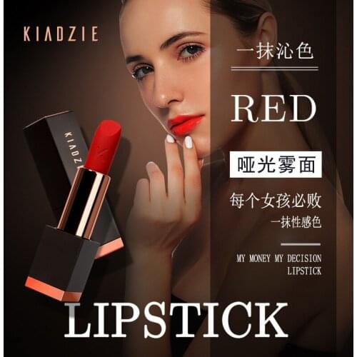 6Colors Lipstick classic desogn soft bright color Hydrating matte Velvet Waterproof Long Lasting Makeup Cosmetics Beauty