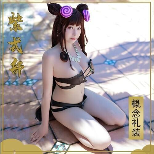 Anime Fate/Grand Order FGO Murasaki Shikibu Sexy Swimsuit Party Outfit Cosplay Costume Halloween Women Free Shipping 2021New