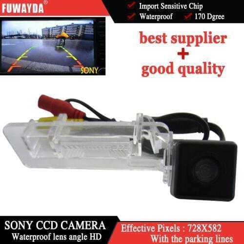FUWAYDA 170 Degree Night Vision Car RearView Camera FOR SONY CCD Reverse Backup Color Camera for Mercedes-Benz SMART R300 R350