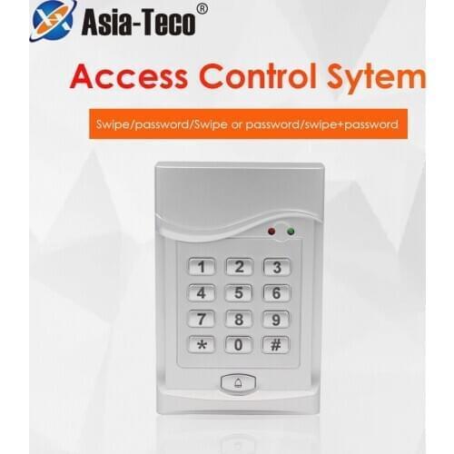 Standalone Access Controller 125KHZ RFID Access Control Backlight Keypad WG26 Input Card Reader Door Lock System 6000 users