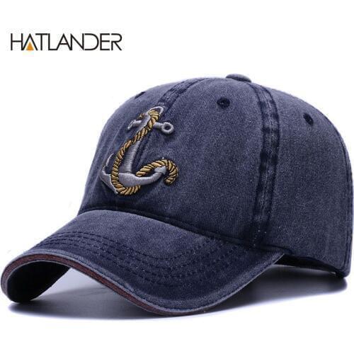 [HATLANDER]Brand washed soft cotton baseball cap hat for women men vintage dad hat 3d embroidery casual outdoor sports cap