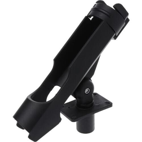 Fishing Boat Rods Holder 360 Degree Rotation Adjustable Gasket Kayak Canoe Fixer