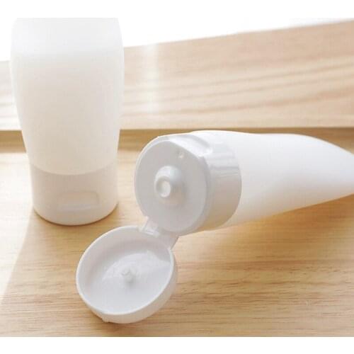 1pcs Travel Cosmetics Bottles Silica Gel Mini Empty Container Skincare Shower Gel Shampoo Jars Tools Portable Extrusion Bottling