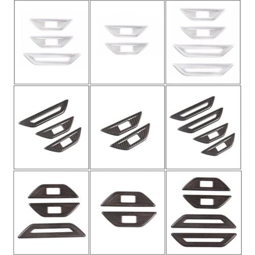 For Land Rover Discovery Sport 2020 ABS Chrome Car Seat Memory Button Frame Trim Sticker Interior Accessories