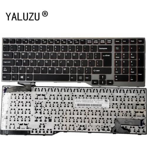 YALUZU keyboard for Fujitsu Lifebook E753 E754 E756 laptop keyboard Notebook replacement keyboard US