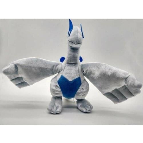 2018 Battle Lugia Plush Toy Poseable 10" TOMY