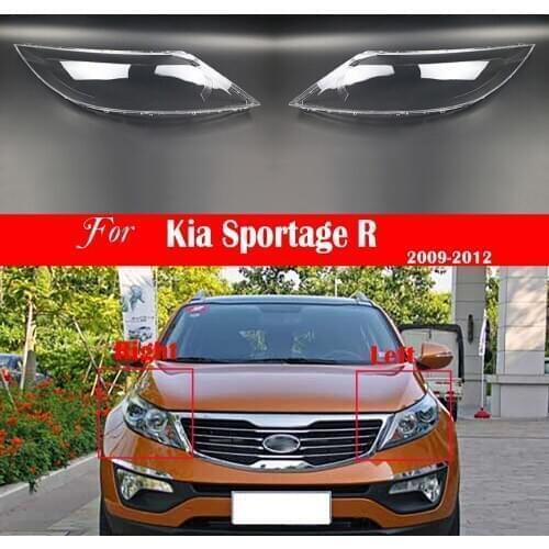 Car Headlamp Lens For Kia Sportage R 2009 2010 2011 2012 Car Replacement Auto Shell Cover Transparent Lampshade Bright Shade