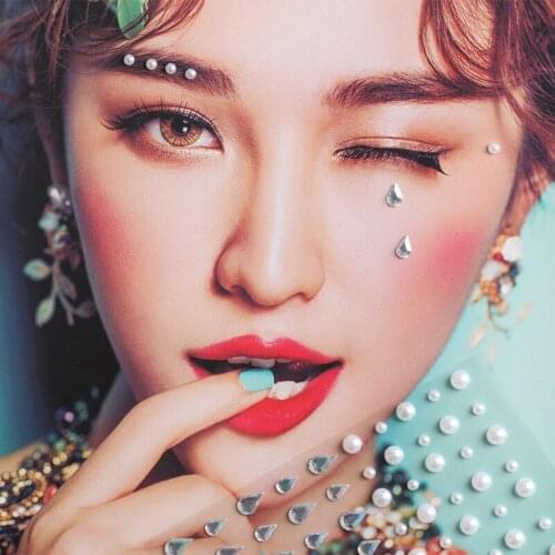 Fashion Tattoo Diamond Makeup Eyeliner Eyeshadow Eyes Sticker Face Pearls stickers Imitation Pearls Acrylic Self Adhesive Pearls