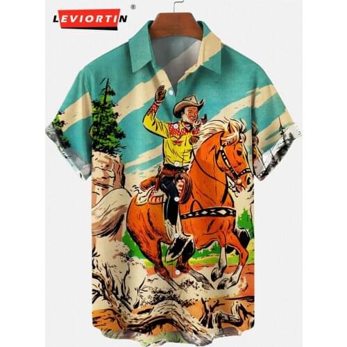 Mens Hawaiian Flower Tiger Printed Shirt 2021 Fashion Top Designer Men Casual Breathable Short Sleeve Shirts