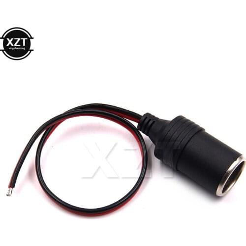 New 1pcs 12V 24V Male Car Cigarette Lighter Socket Plug Connector On Off Switch 30cm drop Shipping Brand