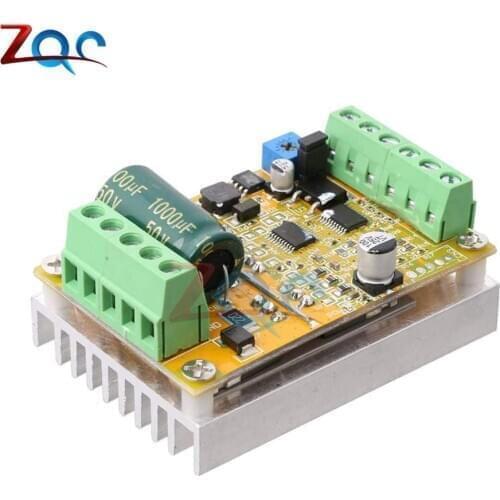 DC 6.5 -50V Three-Phrase Brushless DC Motor Control Board BLDC Motor Driver Regulator 380W PWM Signal Duty Cycle