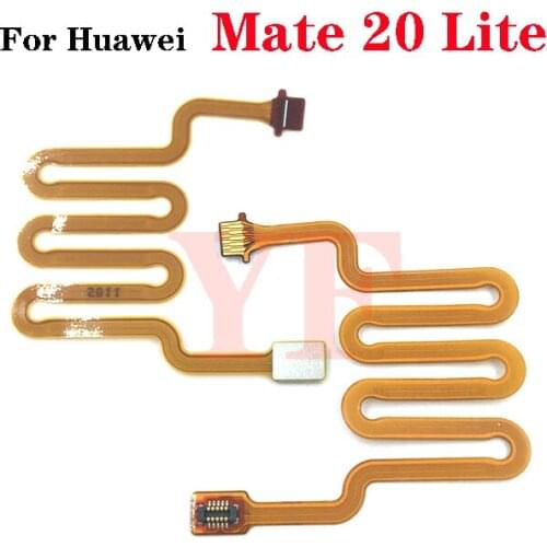 Fingerprint Reader Touch ID Sensor Home Button Connector Flex Cable For Huawei Mate 10 20 Lite Y9 2018 Prime 2019