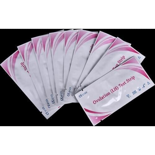 10pcs PH Test Strip Indicator LH Test Paper For Water Saliva And Urine Testing Measuring Ovulation Household