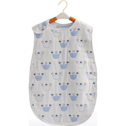 40X60cm Pure cotton thick six layer soft gauze baby sleeping qulit for evening childrens bedding blanket for spring and autumn