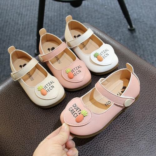 Girls PU Leather Shoes Little Girls Princess Shoes Childrens Single Shoes Korean Style Baby Toddler Soft soled Little Girl Shoes