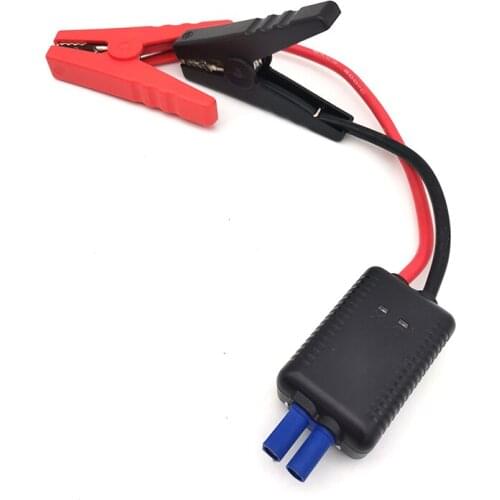 Universal 12V Smart LED Lead Cable Battery Alligator Clamp Clip Emergency Indicator For Car Jump Starter Short-Circuit Protectio