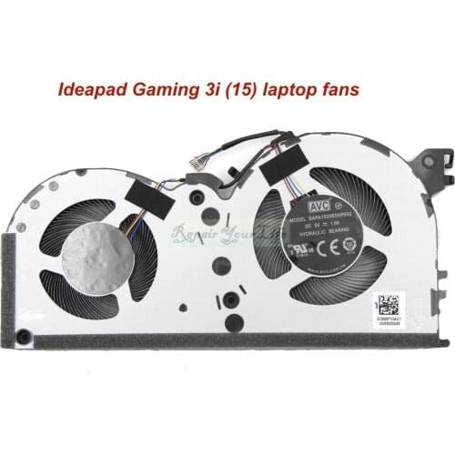 CPU Laptop Cooling Fan for Lenovo IdeaPad Gaming 3-15IMH05 Creator 5-15IMH05 Gaming 3-15ARH05 Fit BAPA1509R5HP002 Computer Fans