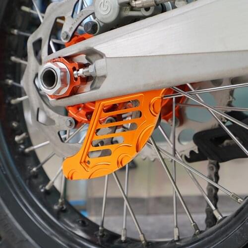 NICECNC Rear Brake Disc Disk Guard Protector For KTM 125 250 350 450 500 XCW XCF-W EXC EXC-F SX SXF XC XCF 6 Days TPI 2004-2020