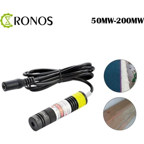 1PC Red Beam 50mW-200mw 648nm 650nm Laser Module One Line Laser Marking Positioning Lights Marking Device