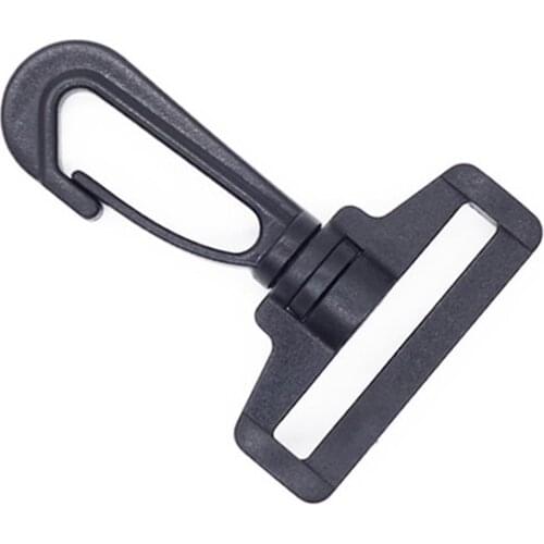 10pcs Plastic Snap Hook Trigger Clips Buckles for Leather Strap/ Belt Bag Backpack Webbing Pet Leash Hooks 4 Sizes