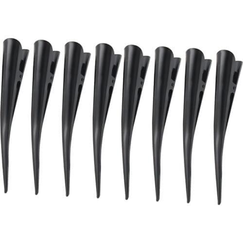 12pcs/8pcs Duckbill Clips Hair Barrette Metal Hair Clips Seamless Duck Clips Hair Separate Clips For Salon Styling Tool