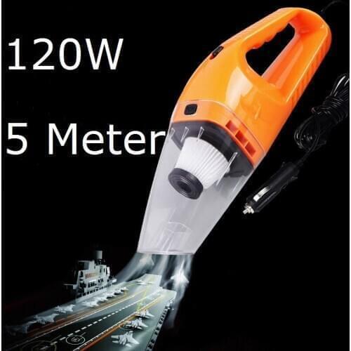120W Car Vacuum Cleaner High Suction For Car Wet And Dry Dual-use Vacuum Cleaner Handheld 12V Mini Car Vacuum Cleaner