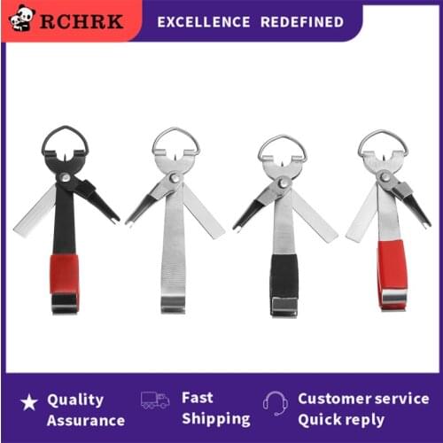2021 Fishing Quick Knot Tool Fast Tie Nail Knotter Line Cutter Clipper Nipper Hook Sharpener Fly Tying Tool Fishing Tackle Gear