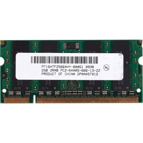 2GB DDR2 PC2-6400 800MHz 200Pin 1.8V Laptop Memory SO-DIMM Notebook RAM