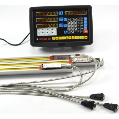 3 AXIS Digital Readout Console Display Dro Kits With High Precision Linear Scale Linear Encoder Linear Ruler Optical