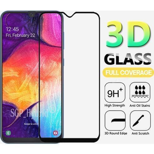 3D Cover For Samsung A50 A40 A70 Tempered Glass Protective Film For Samsung A20 A30 A60 A80 M20 M30 M40 A 50 70 Screen Protector