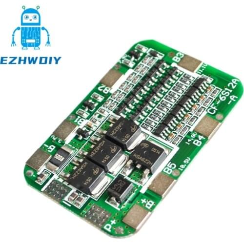 6 strings of 22V24V power tools, solar lighting, 18650 special lithium battery protection board BMS