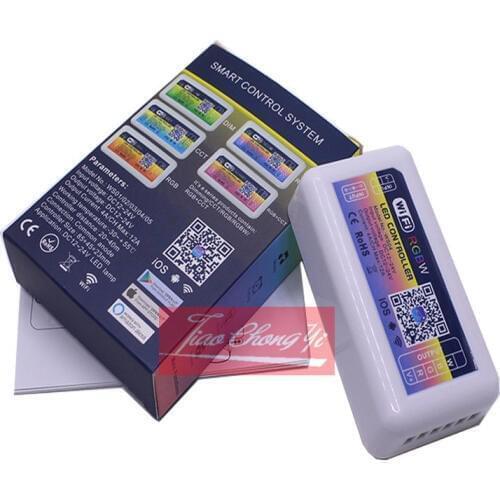Wireless WiFi RGBW LED Strip Dimmer Controller DC12-24V for 5050 RGBW led strip light