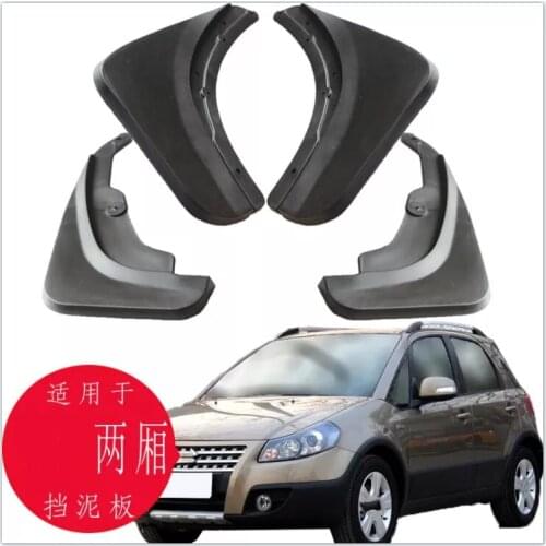 Car Mud Flaps For Suzuki SX4 2007-2013 Hatchback & Crossover Mudflaps Splash Guards Mud Flap Mudguards 2008 2009 2010 2011 2012