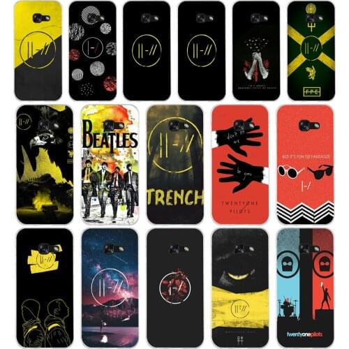 40AA HyrCase Twenty One Pilots 21 Pilots Soft Silicone Tpu Cover phone Case for Samsung A3 A5 A7 A8 2016 2017 2018 A50