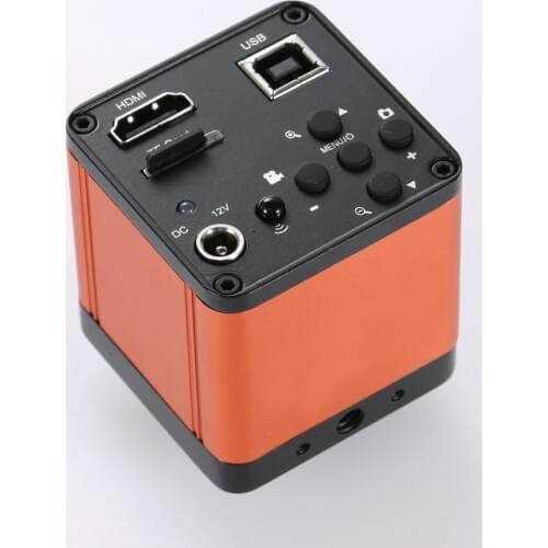 FHD 38MP 2K 1080P USB HDMI Industrial Digital Electronic Video Microscope Camera C-Mount TF Card Storage Picture Video Recorder