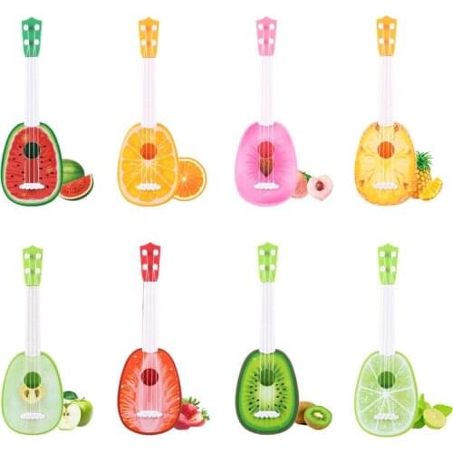 Childrens music toy simulation ukulele 8/ fruit trumpet guitar puzzle instrument can be played toddler toys baby toys for kids