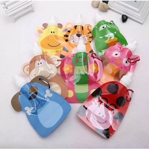 DHL 500pcs Reusable Food Pouch Baby Reusable Liquid Storage Pouch Plastic Smoothie Squeeze Lock Bags